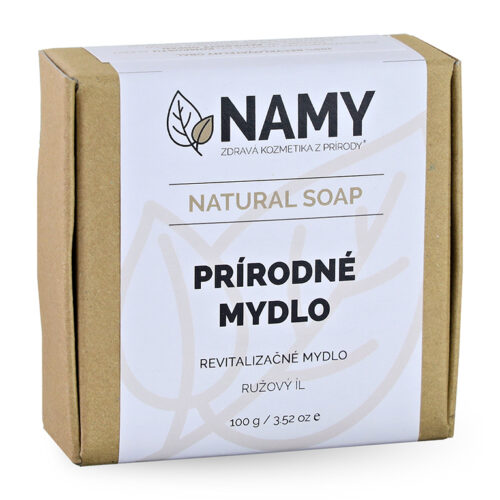 NATURAL SOAP | Revitalizační mýdlo s růžovým jílem | 90g