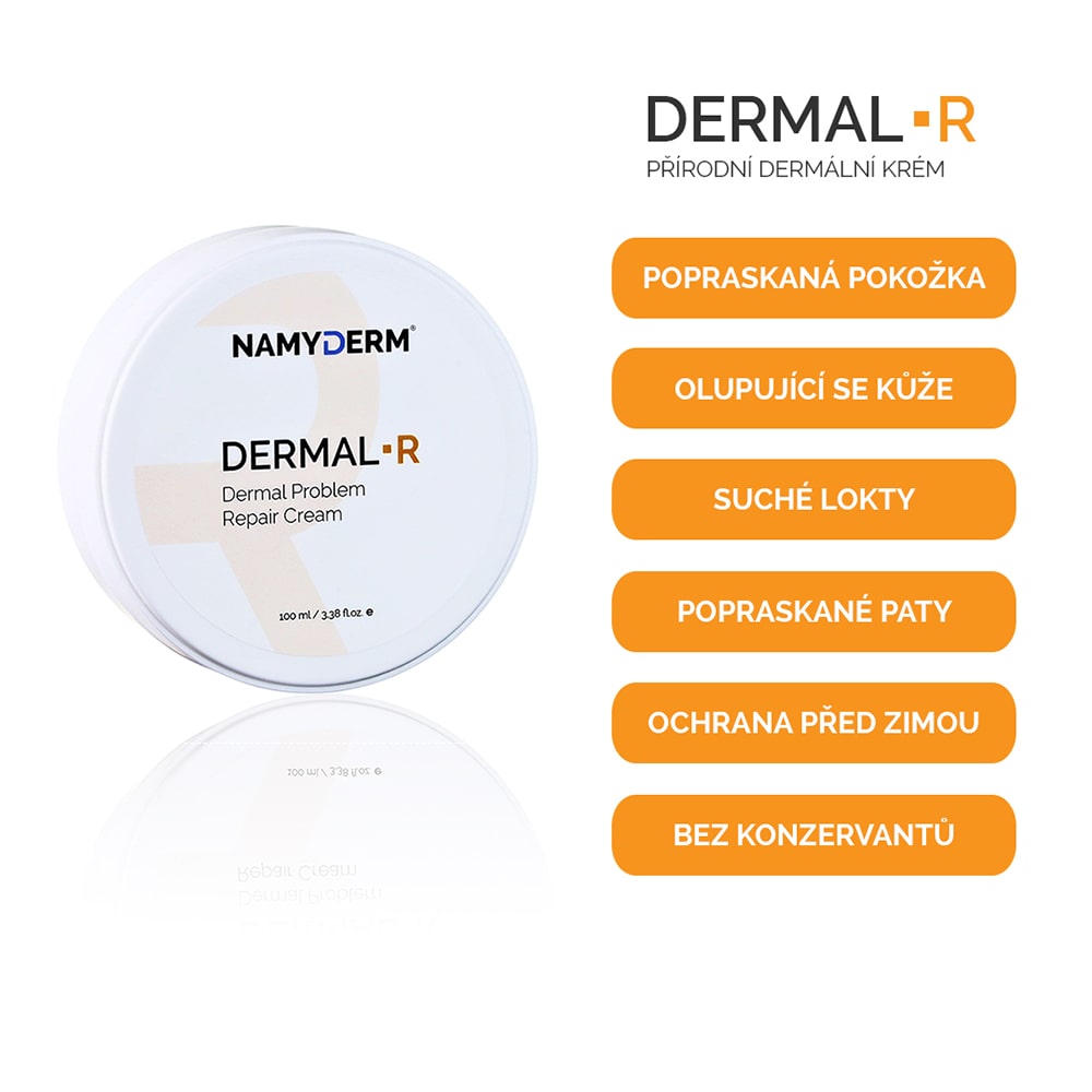 DERMAL R | Přírodní dermální krém | Popraskaná pokožka | Ochrana před zimou